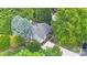 Aerial view of a home nestled among lush trees, showcasing its cozy setting and manicured landscaping at 9826 Meringue Pl # 15, Charlotte, NC 28270