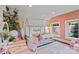 Charming bedroom with house frame bed, pink decor, and a lot of natural light at 1020 12Th Nw Ave, Hickory, NC 28601