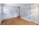 Bedroom features hardwood floors, fresh paint and a closet at 1075 Parkview Dr, Gastonia, NC 28054