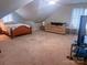 Spacious bedroom offering a bed, sitting area, and television at 15494 Donnington Dr, Charlotte, NC 28277