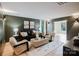 A cozy living room with unique décor, stylish furniture, and natural lighting at 1625 Club Rd, Charlotte, NC 28205