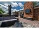 Deck with outdoor seating, grill, and overhead protection for outdoor cooking and dining at 1761 Arden Dr, Lincolnton, NC 28092