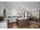 Well-lit kitchen with island seating, stainless appliances, and an open layout at 1761 Arden Dr, Lincolnton, NC 28092
