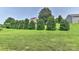 Well maintained, level front yard and lawn at 1890 Sandal Brook Rd, Fort Mill, SC 29707