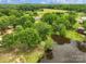 Aerial view of a lakefront property featuring mature trees and a tranquil lake at 2021 Beamguard Rd, Clover, SC 29710