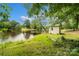 Backyard showing a lake and dock perfect for swimming or enjoying the natural scenery at 2021 Beamguard Rd, Clover, SC 29710