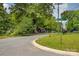 Neighborhood street view, Vanderbilt road sign with trees, houses, and cars at 2308 Vanderbilt Rd, Charlotte, NC 28206