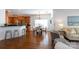 Well-appointed kitchen adjacent to a dining area, perfect for gatherings at 2412 Chesterfield Ave, Charlotte, NC 28205