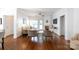 Spacious living area with hardwood floors, neutral decor and a fireplace at 2412 Chesterfield Ave, Charlotte, NC 28205