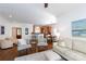Open-concept living area flowing into the kitchen and dining space at 2412 Chesterfield Ave, Charlotte, NC 28205