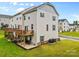 Back exterior view of townhome with multiple decks at 416 Dalton Cir, Fort Mill, SC 29715