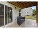 Covered patio area with comfortable seating at 416 Dalton Cir, Fort Mill, SC 29715