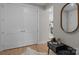 Modern entryway showcasing a stylish table and access to the upper floor at 4949 Rimer Rd # 4, Concord, NC 28025