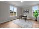 Home office with hardwood floors and windows that provide great light at 4949 Rimer Rd # 4, Concord, NC 28025