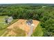 Spacious lot with new home construction, complemented by lush greenery and a long driveway at 4975 Rimer Rd # 1, Concord, NC 28025
