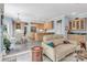 Open-concept living space with a seamless transition between the living and kitchen areas at 103 Samuel Guilford Ct, Charlotte, NC 28270