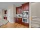 Kitchen with stainless steel appliances and access to a staircase at 11909 Cupworth Ct, Huntersville, NC 28078
