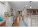 Modern kitchen with stainless steel appliances, granite countertops, and a seamless flow into the living space at 1515 Heatherloch Dr, Gastonia, NC 28054