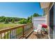 Open-air balcony with seating area and scenic views at 16039 Simril Ct, Charlotte, NC 28278