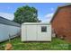 This home has a storage shed in the backyard, offering convenient space for all your storage needs at 1609 Mcfarland Dr, Shelby, NC 28152