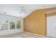 Spacious bedroom with natural light coming in through the window with a ceiling fan at 2013 Arbor Crest Ct, Charlotte, NC 28262