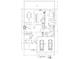 First floor plan layout showing the kitchen, living room, dining area, and garage at 2414 E 7Th St, Charlotte, NC 28204