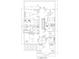 Second floor plan layout with bedrooms, bathrooms, closets and laundry room at 2414 E 7Th St, Charlotte, NC 28204