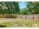 Backyard with wooden fence at 2903 Price Rushing Rd, Monroe, NC 28110