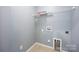 Empty laundry room with linoleum flooring and basic utility hookups at 3039 Potomac River Pkwy, Charlotte, NC 28217
