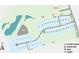 Community map showcasing the layout of the neighborhood, including ponds, trails, and nearby schools at 3058 Tramore Dr, Harrisburg, NC 28075