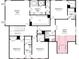 Detailed floor plan showcasing the layout of the second floor, including bedrooms, bathrooms, and game room at 3058 Tramore Dr, Harrisburg, NC 28075