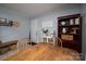 Dining area featuring light-colored walls, wooden table set, and tile floors at 3424 Autumn Dr, Gastonia, NC 28056