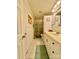 This bathroom has a tub and shower, good lighting, and a spacious vanity at 403 Kings Dr, Cherryville, NC 28021