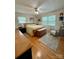 Comfortable bedroom with hardwood floors, ceiling fan, and natural light at 403 Kings Dr, Cherryville, NC 28021