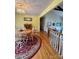 Charming dining area with hardwood floors, a chandelier, and traditional decor at 403 Kings Dr, Cherryville, NC 28021
