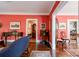Elegant living room with classic decor, hardwood floors, and traditional furnishings at 611 E Marion St, Shelby, NC 28150
