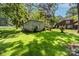 Spacious backyard with storage shed, ideal for outdoor activities at 636 N Center St, Statesville, NC 28677