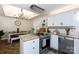 Open kitchen with a stainless steel oven and a view into the dining area at 785 Sanside Dr, York, SC 29745