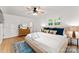 Serene bedroom featuring a cozy bed, stylish decor, and a warm, inviting ambiance at 138 Lakefront Dr, Mooresville, NC 28117