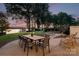 Outdoor patio with dining set, ideal for al fresco meals and enjoying lake views at 138 Lakefront Dr, Mooresville, NC 28117