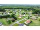 Aerial view showcases a neighborhood with well-maintained lawns and a mix of single-Gathering homes at 139 Pleasant Garden Dr, Taylorsville, NC 28681