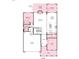 First floor layout featuring the gathering room, kitchen, garage, and study at 1431 Hubert Graham Way, Tega Cay, SC 29708