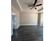 Spacious bedroom features tray ceiling with fan and neutral walls at 1987 Robert Rufty Ln, Catawba, NC 28609