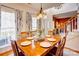 Elegant dining room with hardwood floors and natural light near stairway at 2024 Stonewyck Ave, Kannapolis, NC 28081
