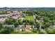 Neighborhood aerial view showcasing residential streets lined with mature trees and homes, displaying the community at 217 S Highland St, Gastonia, NC 28052