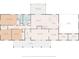Detailed floor plan showcasing the layout of this house with spacious living areas and screened porch at 2216 Griffith Rd, Monroe, NC 28112
