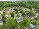A residential area with lush trees and well-maintained yards, near a school and the shopping center at 252 Sweet Bay Nw Ln, Concord, NC 28027