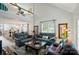 Bright living room with high ceilings, comfortable sofas, and a view of the dining area at 3071 Des Prez Ave, Fort Mill, SC 29707