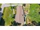 Overhead shot of a well-maintained home featuring lush landscaped yard and patio at 308 Odell St, Kannapolis, NC 28083