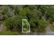 Aerial view of a tree-covered property, showcasing the lot's boundaries at 3526 Craig Ave, Charlotte, NC 28211